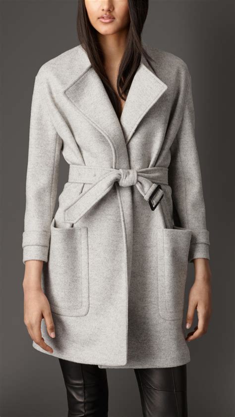 burberry belted wool wrap coat|burberry wool coat sale.